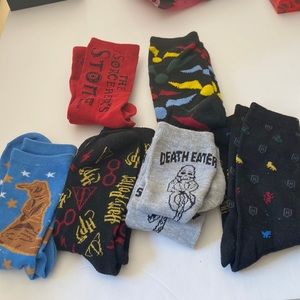 Assorted Harry Potter themed socks